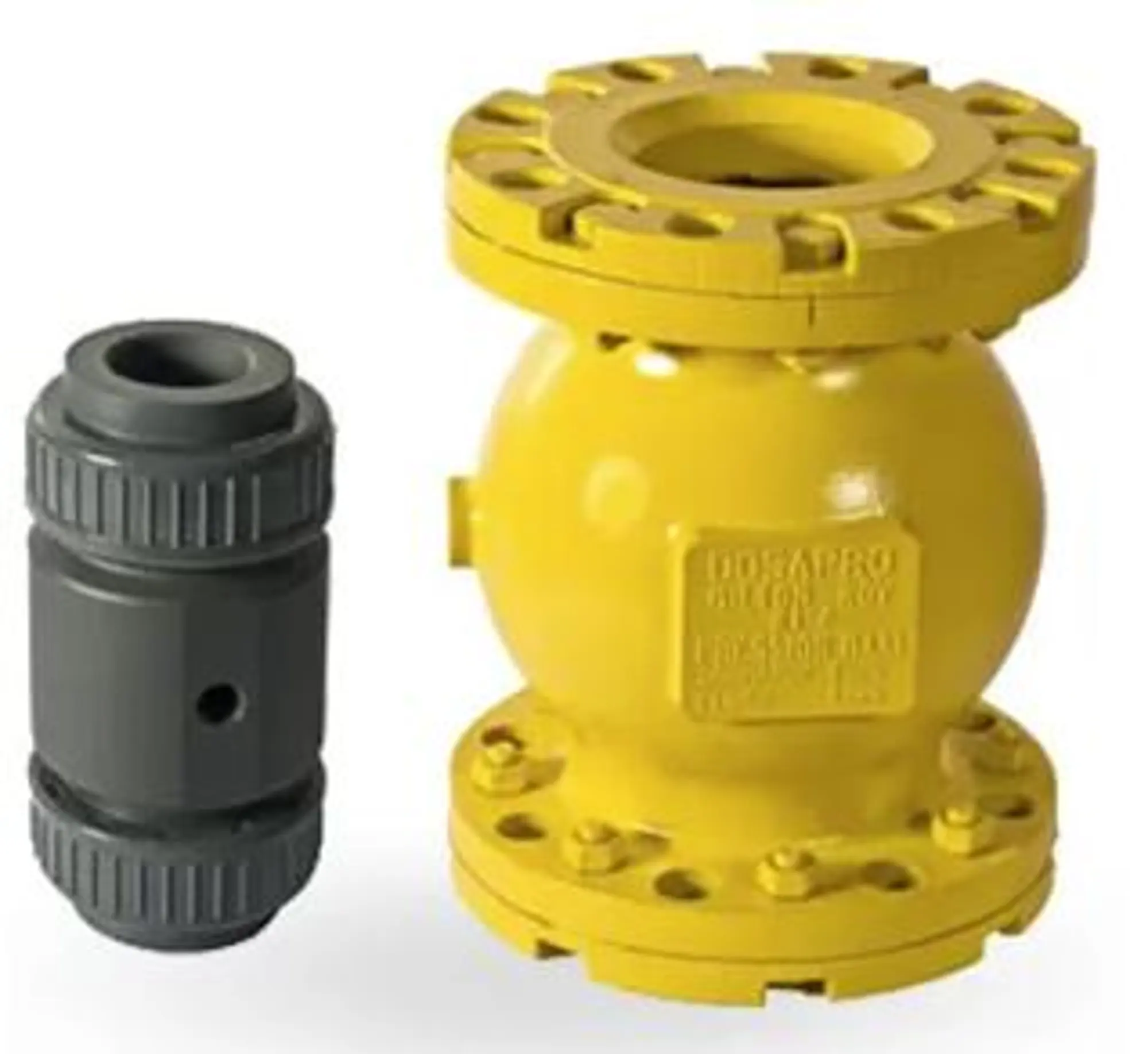 Milton Roy chemical dosing pump valve assembly