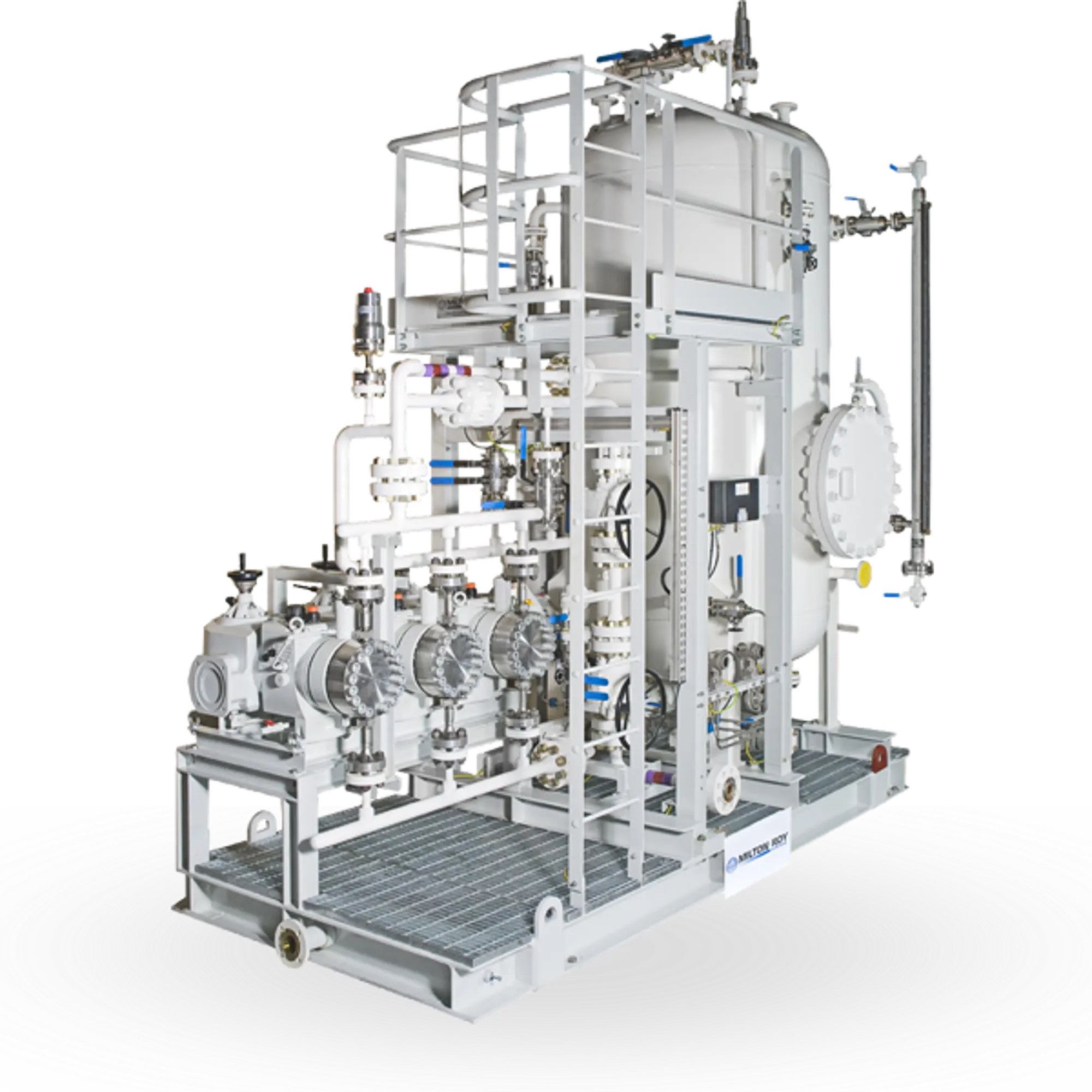 Milton Roy dosing system skid
